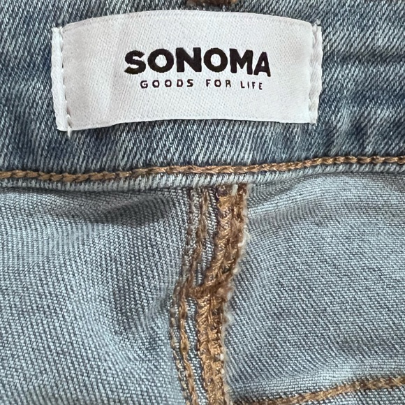 Sonoma Wide Leg Cropped Jeans. Size 16. - Picture 3 of 4